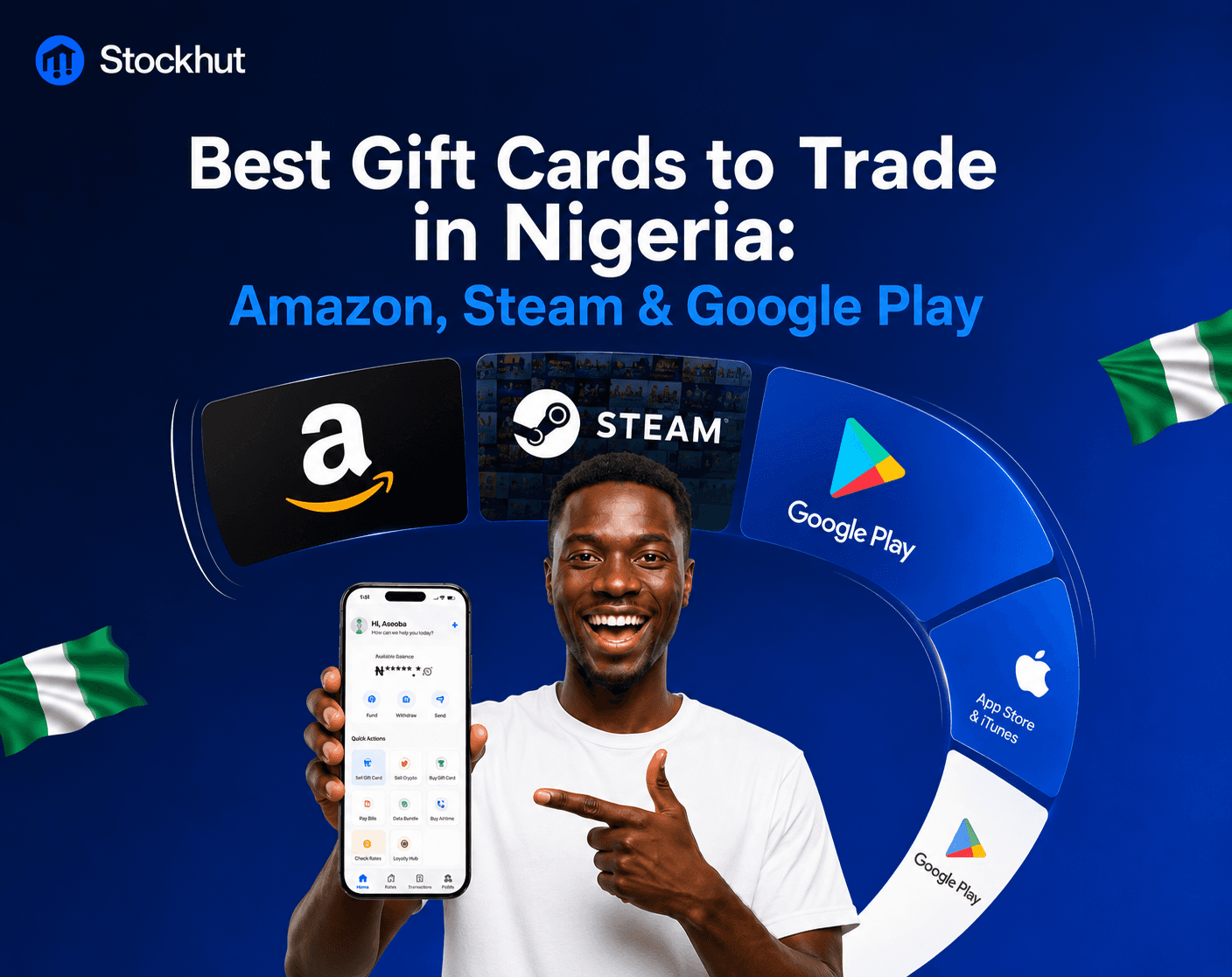 Best Gift Cards to Buy Online and Trade for Naira in Nigeria; Amazon, Steam & Google Play